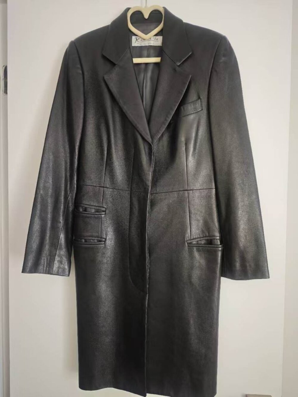 Leather Coat Small